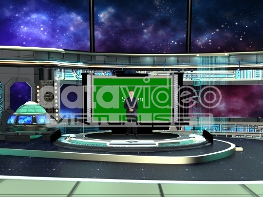 Space Station virtual set