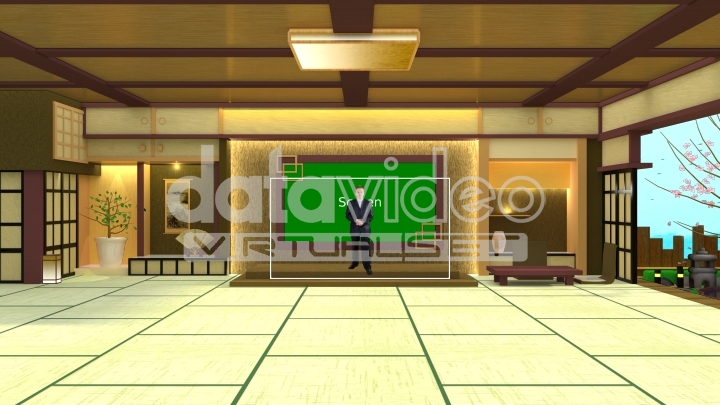 Traditional Japanese house virtual set