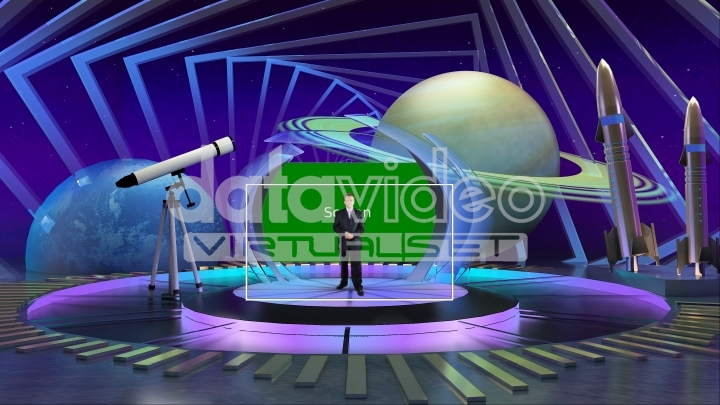 Astronomy and Science Fiction virtual set