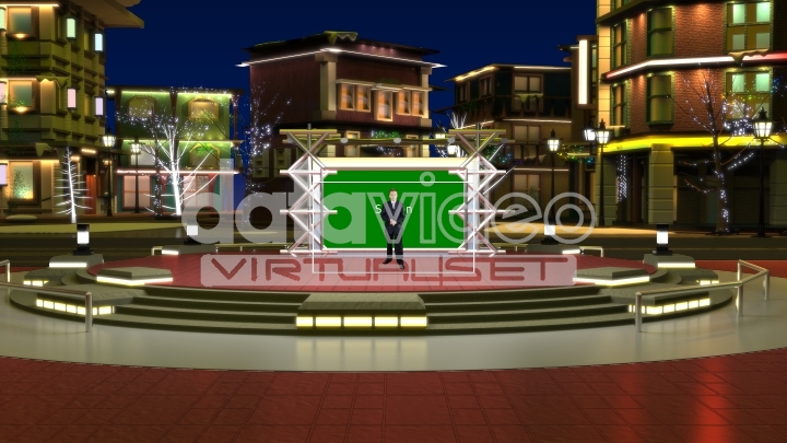 Outdoor Stage Virtual Set