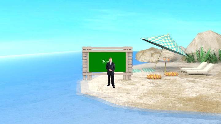 Simple Seaside Virtual Set